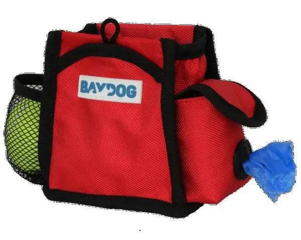 1ea Baydog Red Frisco Treat Pouch - Hard Goods